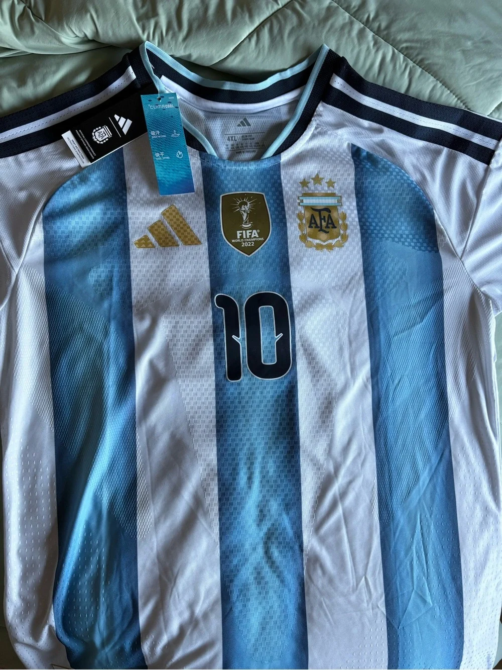 ARGENTINA 26 HOME MESSI AUTHENTIC JERSEY